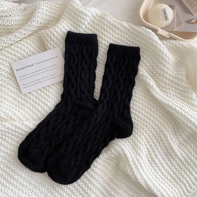 🎅🎄Christmas Sale🥳 Soft Waxy Macaron Color Thermal Socks for Women - Great Gift