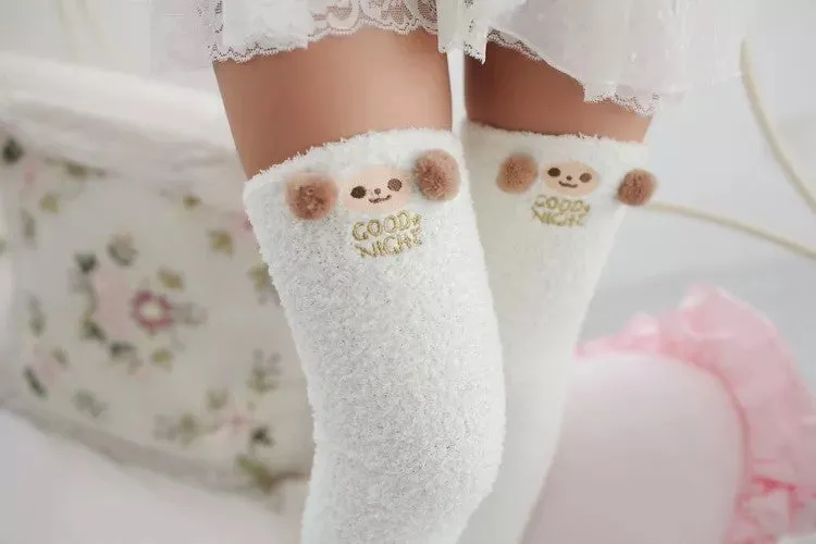 Cute Sheep Plush Soft Sock