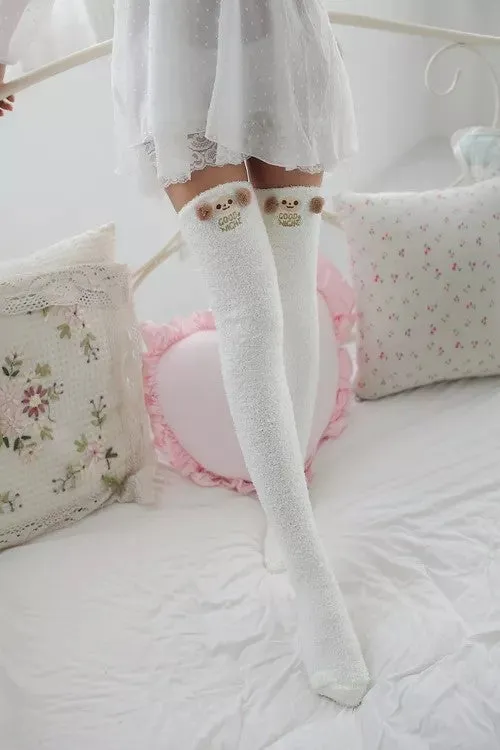 Cute Sheep Plush Soft Sock