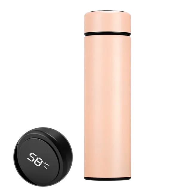 Double Wall Insulated Vacuum Flask Smart Stainless Steel Water Thermal Bottle With LCD Touch Screen Thermo Mug#15
