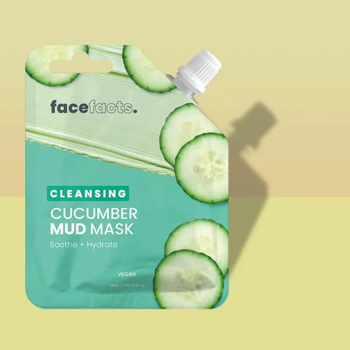 Face Facts Cleansing Cucumber Mud Mask 60ml