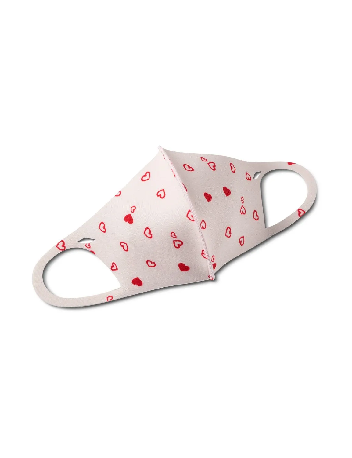Kids' Red Hearts Anti-Bacterial Fashion Face Mask