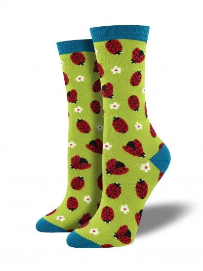 Ladybug Bamboo Socks (Women's)