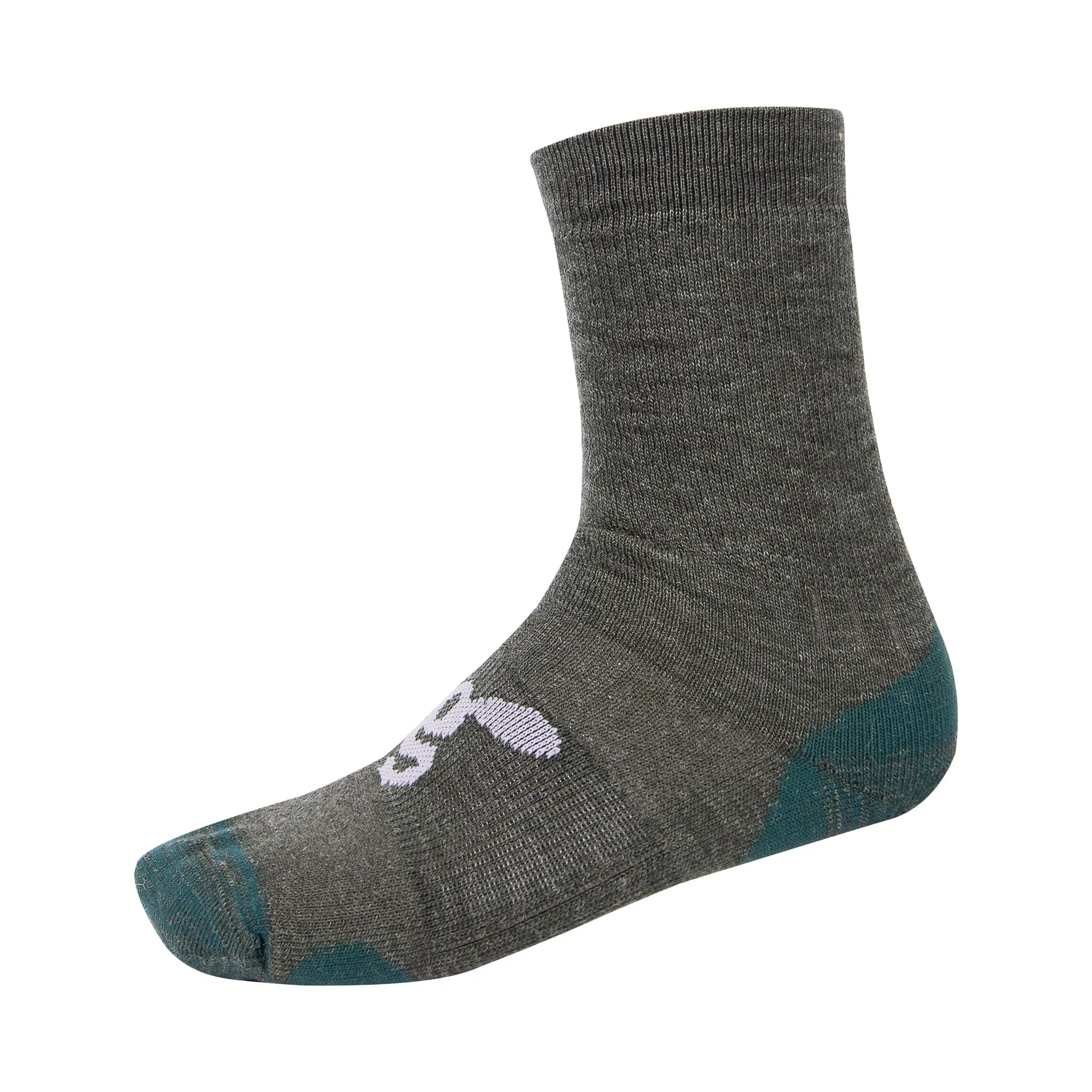 Merino Wool Walking Socks - Green