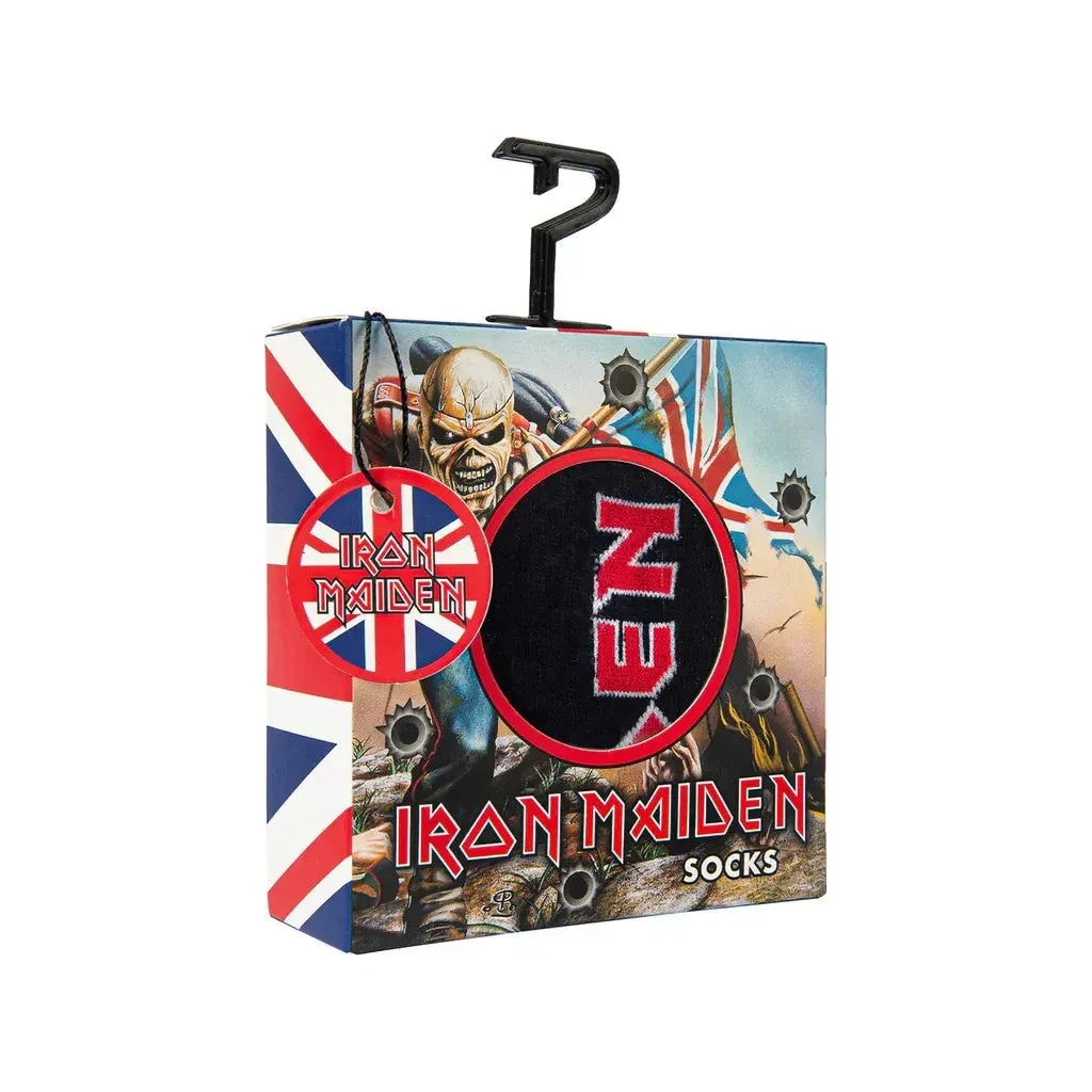Perri's Licensed Sock Gift Box ~ Iron Maiden