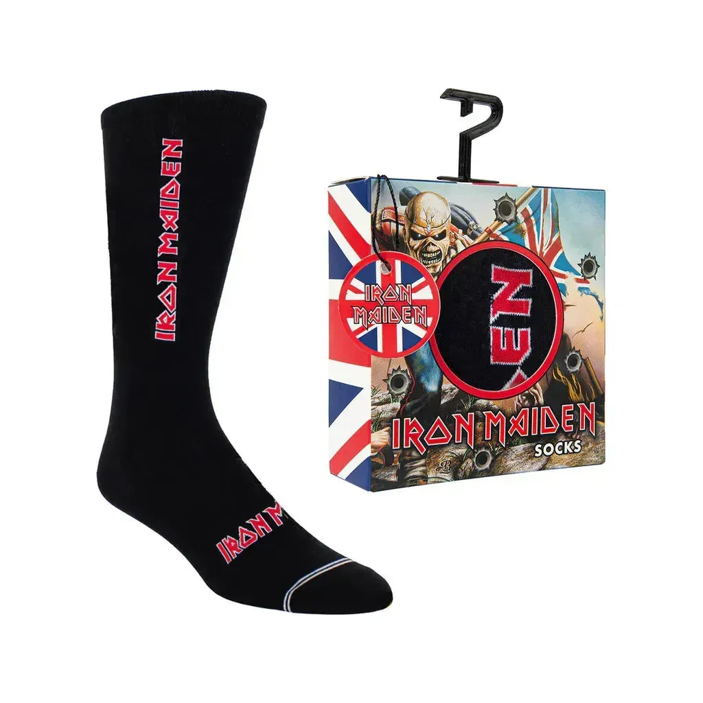 Perri's Licensed Sock Gift Box ~ Iron Maiden