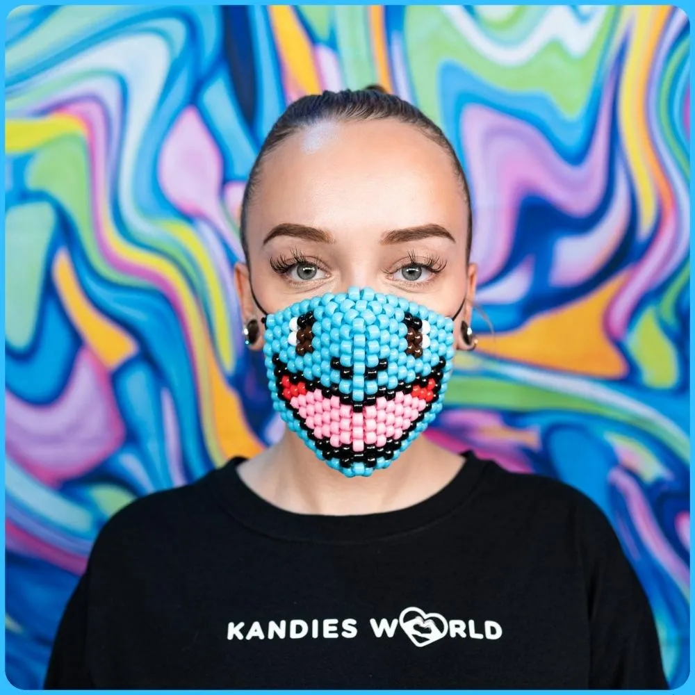 Pokémon Squirtle Surgical Kandi Face Mask