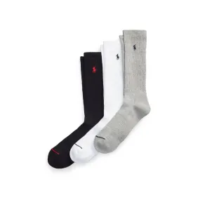 Polo Ralph Lauren Athletic Crew Socks - 3 Pack