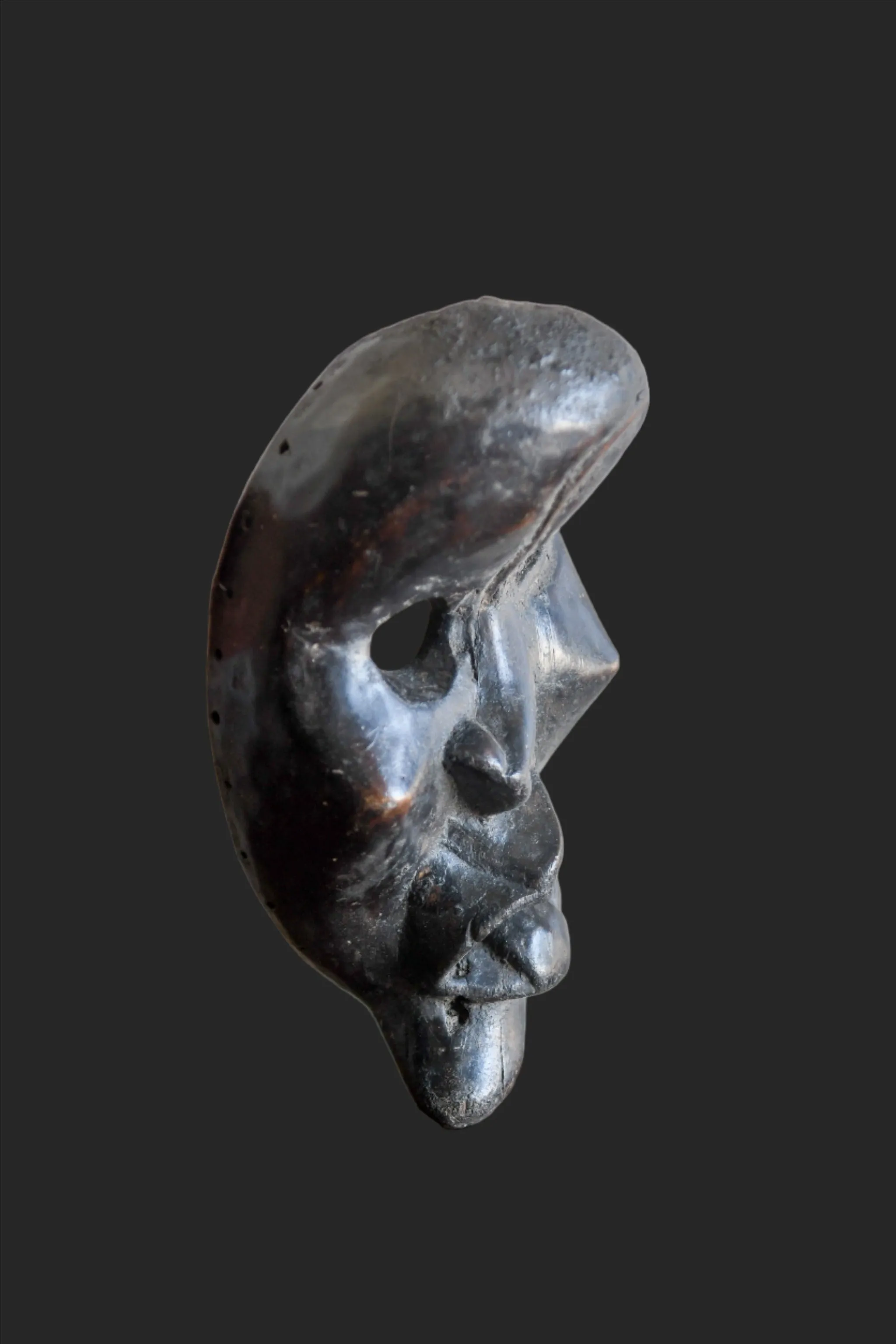 Sick Dan Mask , African Art, Carved Wood