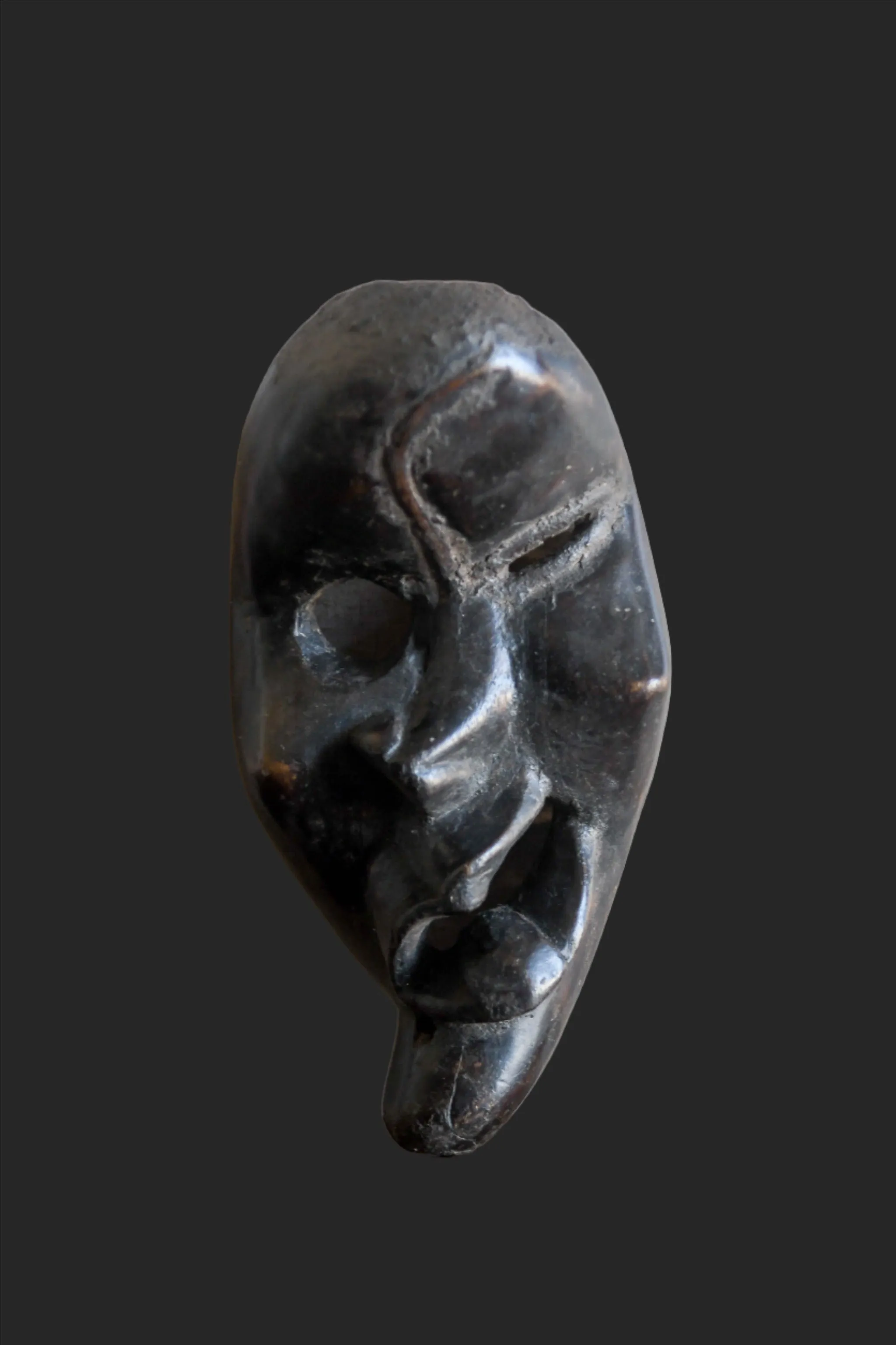 Sick Dan Mask , African Art, Carved Wood