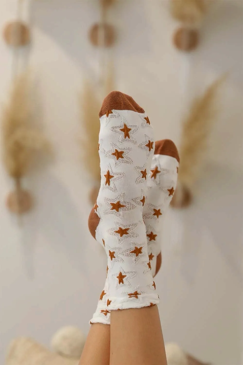 Soft Stretchy Stylish Star Pattern Ankle Socks