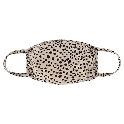 Spotted Reusable Face Mask with Filter Pocket