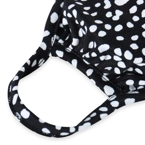 Spotted Reusable Face Mask with Filter Pocket