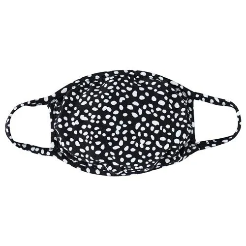 Spotted Reusable Face Mask with Filter Pocket