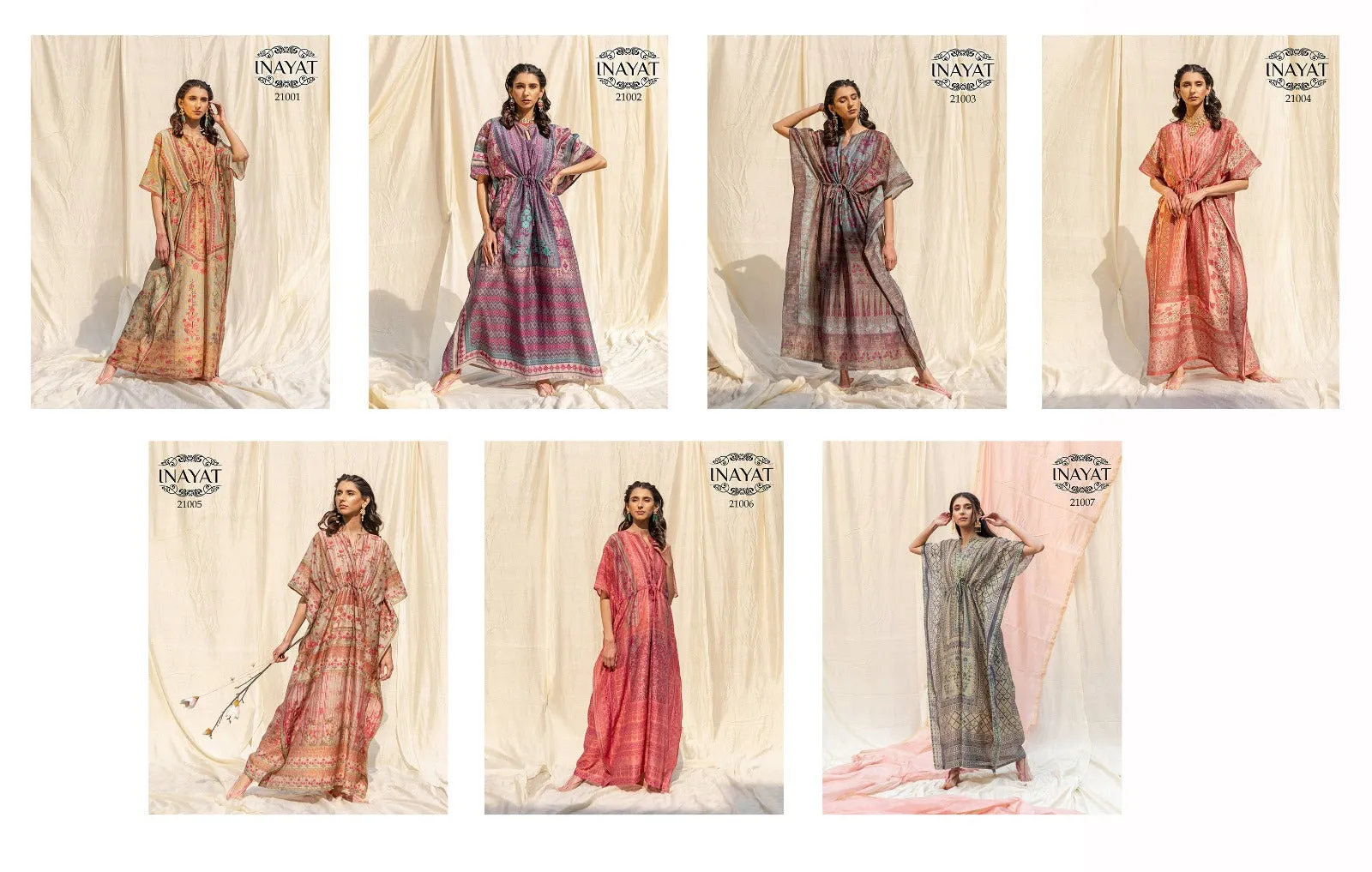 Stylish Designer Soft Silk Kaftaan Inayat 21003