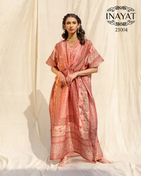 Stylish Designer Soft Silk Kaftaan Inayat 21004